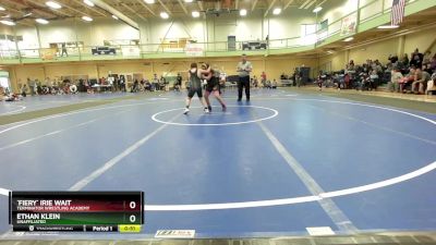 120-130 lbs Round 1 - `Fiery` Irie Wait, Terminator Wrestling Academy vs Ethan Klein, Unaffiliated