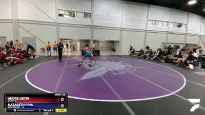 195 lbs Placement Matches (16 Team) - Andre Leota, Utah vs Nazareth Pina, New Jersey