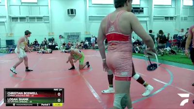 190 lbs Round 6 (8 Team) - Logan Shank, U2 Upstate Uprising vs Christian Boswell, Combat Athletics Red