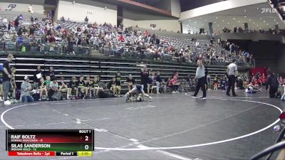 60 lbs Round 1 (6 Team) - Silas Sanderson, Indiana Gold vs Raif Boltz, Kansas Anaconda