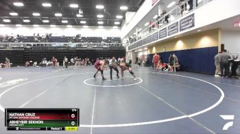 174 lbs 1st Place Match - Nathan Cruz, Mt San Antonio College vs Abheybir Sekhon, Fresno City