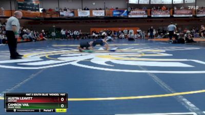 132 lbs Quarterfinal - Austin Leavitt, Century vs Camron Vail, Snake River