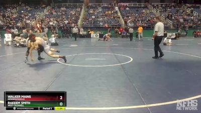 2A 145 lbs Semifinal - Walker Mains, Hendersonville vs Rakeem Smith, West Caldwell