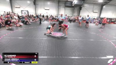 128 lbs Round 1 (3 Team) - KC Gardner, Lady Reapers vs Vivian Urriola, Reverence Wrestling