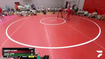 142 lbs Round 1 (6 Team) - Gavin Layba, Choctaw vs Jordyn Valdez, MPWC