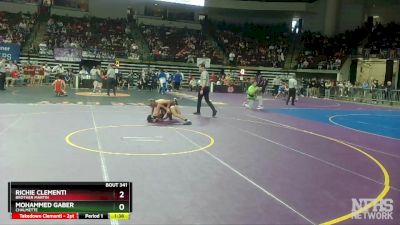 D 1 132 lbs Quarterfinal - Richie Clementi, Brother Martin vs Mohammed Gaber, Chalmette