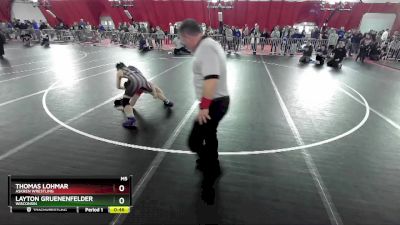 92 lbs Champ. Round 2 - Layton Gruenenfelder, Wisconsin vs Thomas Lohmar, Askren Wrestling