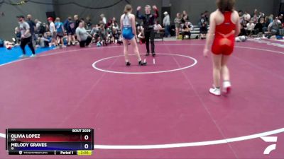 115 lbs Quarterfinal - Olivia Lopez, WA vs Melody Graves, ID