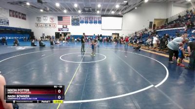 53 lbs 1st Place Match - Nixon Potter, Green River Grapplers vs Nash Bowker, Thermopolis Wrestling Club