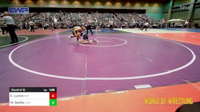 100 lbs Round Of 16 - Emerson Luxton, Bartlesville Wrestling Club vs Manuel Sedillo, LV Bear Wrestling Club