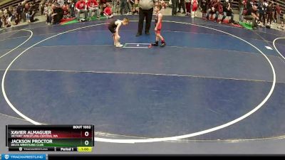 45 lbs Champ. Round 2 - Jackson Proctor, Delta Wrestling Club vs Xavier Almaguer, Victory Wrestling-Central WA