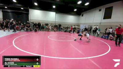 92 lbs Cons. Round 1 - Eli Evans, ReZults Wrestling vs Tobin Russell, Texas Select Wrestling