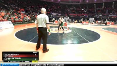 1A 106 lbs Cons. Round 1 - Culan Lindemuth, Coal City vs Jackson Graff, Murphysboro