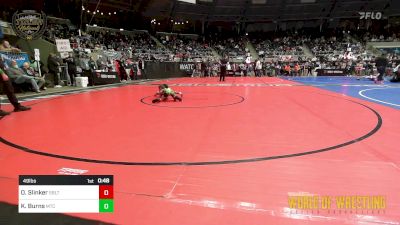 49 lbs Consolation - Owen Slinker, Sebolt Wrestling Academy vs Kai Burns, MTC