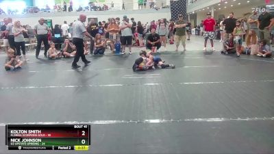 52 lbs Round 9 (10 Team) - Kolton Smith, Florida Scorpions Gold vs Nick Johnson, U2 Upstate Uprising