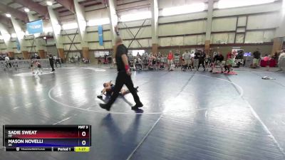 53 lbs Semifinal - Sadie Sweat, MT vs Mason Novelli, AK