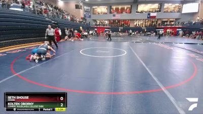 150 lbs Cons. Round 2 - Kolten Oborny, Conroe Woodlands College Park vs Seth Shouse, Moore