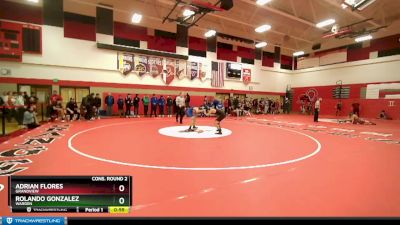 120 lbs Cons. Round 2 - Adrian Flores, Grandview vs Rolando Gonzalez, Warden