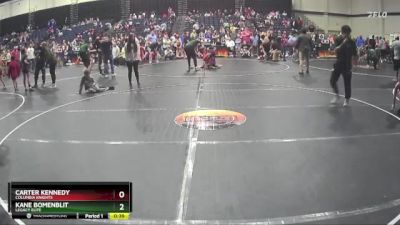 75 lbs Cons. Round 3 - Kane Bomenblit, Legacy Elite vs Carter Kennedy, Columbia Knights