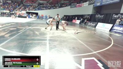 5A-170 lbs Champ. Round 1 - Orinn Hubbard, Redmond vs George Peykanu, Wilsonville