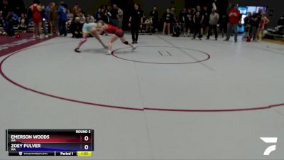 121 lbs Round 5 - Emerson Woods, WA vs Zoey Pulver, WA