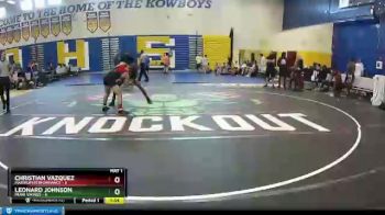 120 lbs Round 4 (8 Team) - Leonard Johnson, Miami Vikings vs Christian Vazquez, Maximum Performance