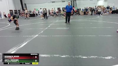 138 lbs Semis (4 Team) - Keith Messner, U2 Upstate Uprising vs Dominick Rossi, 84 Athletes