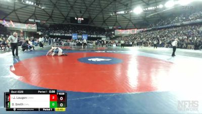 4A 170 lbs Cons. Round 3 - Jackson Lougen, Camas vs Danner Smith, Central Valley