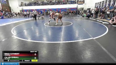 182 lbs Cons. Round 5 - Brice Cuthbert, Lewiston vs Calvin Kimball, Vallivue