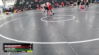 165 lbs Finals (2 Team) - Hunter Jump, Central Oklahoma vs Walker Heckendorf, Western Colorado