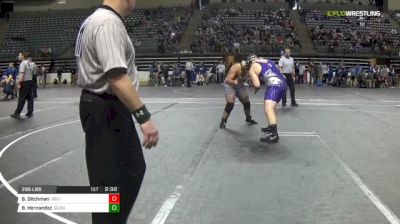 285 lbs Round of 32 - Bryan Ditchman, Joliet vs Benny Hernandez, Cloud