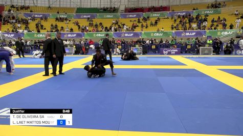 THALES DE OLIVEIRA SANTOS vs LUCAS LAET MATTOS MOUTINHO 2024 Brasileiro Jiu-Jitsu IBJJF