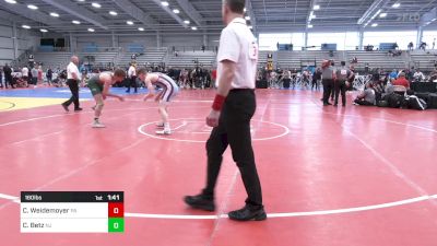 160 lbs Semifinal - Cael Weidemoyer, PA vs Carl Betz, NJ