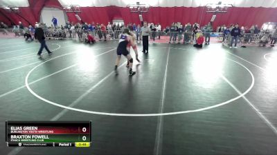 149 lbs Cons. Round 3 - Elias Green, Burlington Youth Wrestling vs Braxton Fowell, Ithaca Wrestling Club