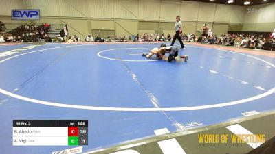 75 lbs Rr Rnd 3 - Benny Ahedo, Funky Singlets vs Abel Vigil, LWA 9U