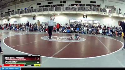 43 lbs Cons. Round 4 - Sawyer Moy, Contenders Wrestling Academy vs Bronxten Parrish, Contenders Wrestling Academy