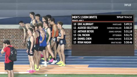 Men's 1500m Invite, Finals 6