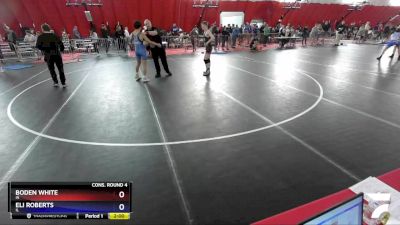 145 lbs Cons. Round 4 - Boden White, IA vs Eli Roberts, IL