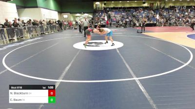 138 lbs Round Of 64 - Nick Blackburn, OH vs Camden Baum, PA