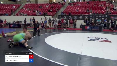 110 kg Cons 8 #2 - James Hartleroad, Midwest Regional Training Center vs Kai Calcutt, Relentless Training Center