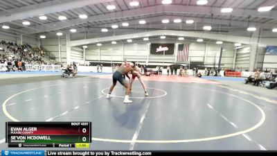 190 lbs Semifinal - Evan Alger, Pulaski County vs Se`Von McDowell, Dinwiddie