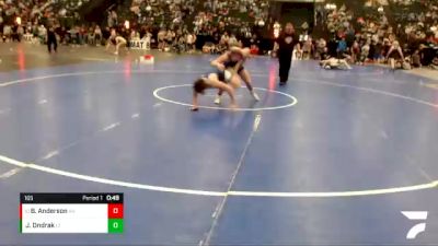 165 lbs Cons. Round 2 - Branson Anderson, AWC Nebraska vs Jacob Ondrak, Lincoln East