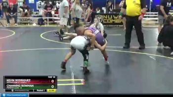 52 lbs Finals (8 Team) - Channing Bowman, Pomona Elite vs Kevin Rodriguez, Untouchables Purple