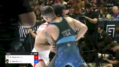 67 kg Round 1 - Robert Perez III, Sunkist Kids WC vs Alejandro Sancho, Army WCAP