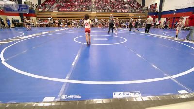 58 lbs Consolation - Otto Vuocolo, HURRICANE WRESTLING ACADEMY vs Gunner Jenkins, Fort Gibson Youth Wrestling