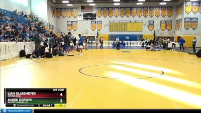 285 Gold Round 5 - Liam Glassmeyer, Winter Park vs Kaden Darwin, Palmetto Ridge H.S.