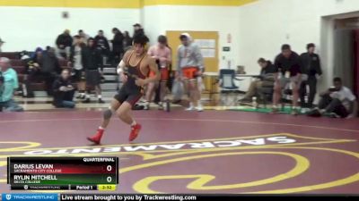 125 lbs Quarterfinal - Darius Levan, Sacramento City College vs Rylin Mitchell, Delta College