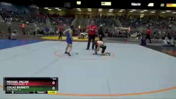 106 lbs Quarterfinals (8 Team) - Cocao Barrett, 2/1A Toledo vs Michael Miller, 2/1A Illinois Valley