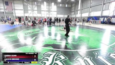 46 lbs Cons. Round 1 - Sarina Gunn, VA vs Kaydyn Brooks, NV