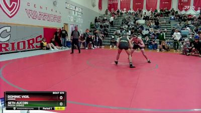 165 lbs Cons. Round 2 - Seth Aucoin, Pagosa Springs vs Dominic Vigil, Legend